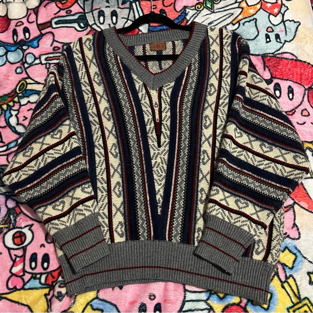 Cool heart graphic sweater